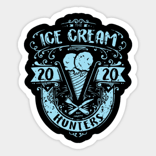 The Icecream hunters Sticker